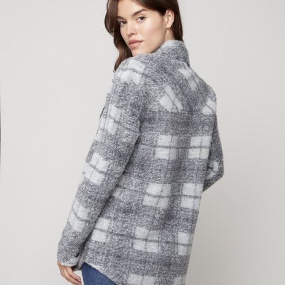 Cozy Plaid shacket NWT - Picture 3 of 6